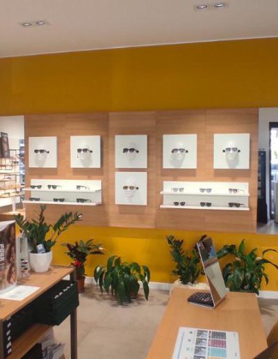 Progettazione mobili interni per ottica di Palermo - Sicilia
